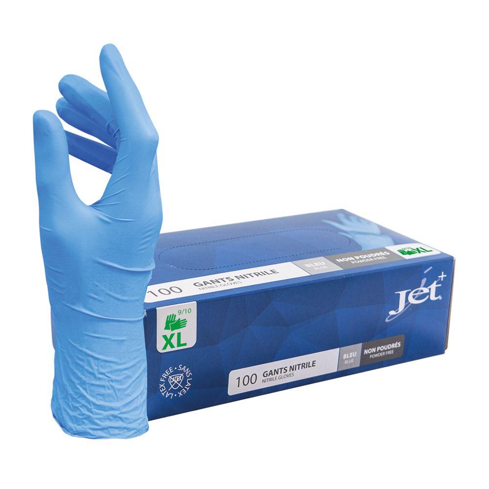 Handschoen Nitril blauw (100stuks) maat XL