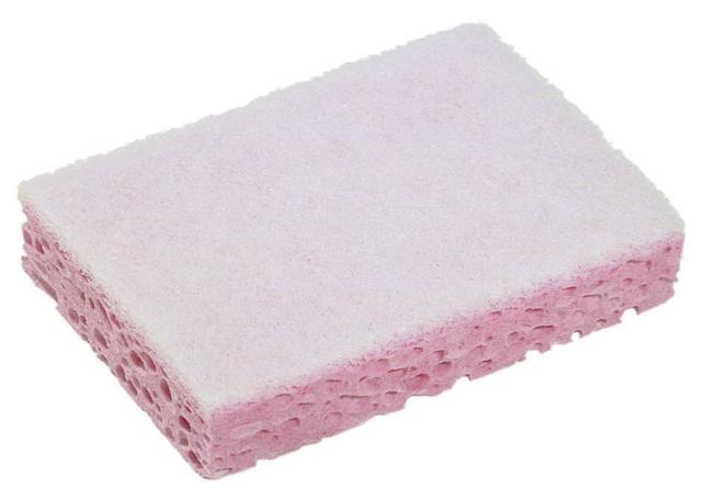 Sponrex schuurspons roze / wit 