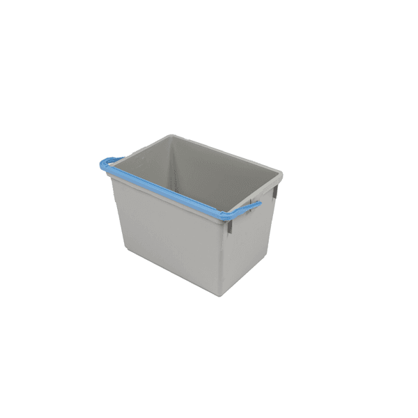 Numatic Grijze emmer 10 liter met blauwe hendel