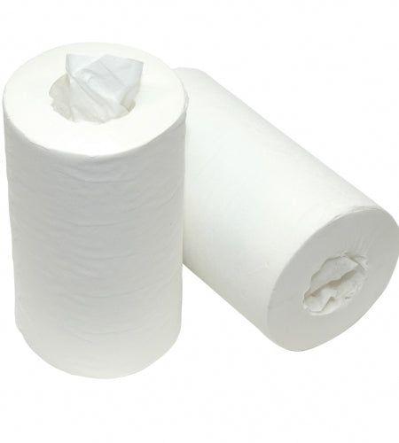 Mini poetspapier. cellulose. zonder koker in doos - 2 laags