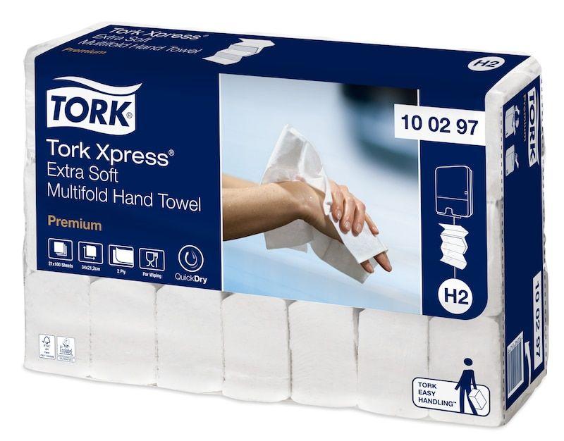 Tork Xpress Multifold Handdoeken H2. 21x100st 100297