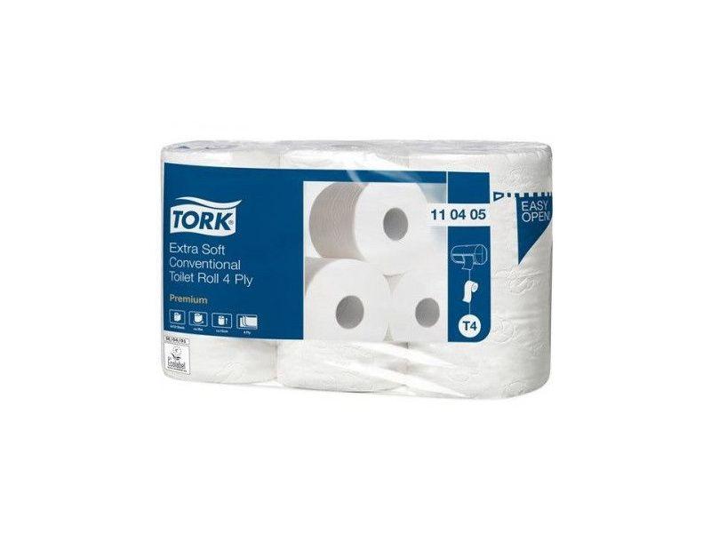 Toiletpapier Tork T4 110405 4laags wit 19 mtr x 10cm pak a 42 rol/153 vel